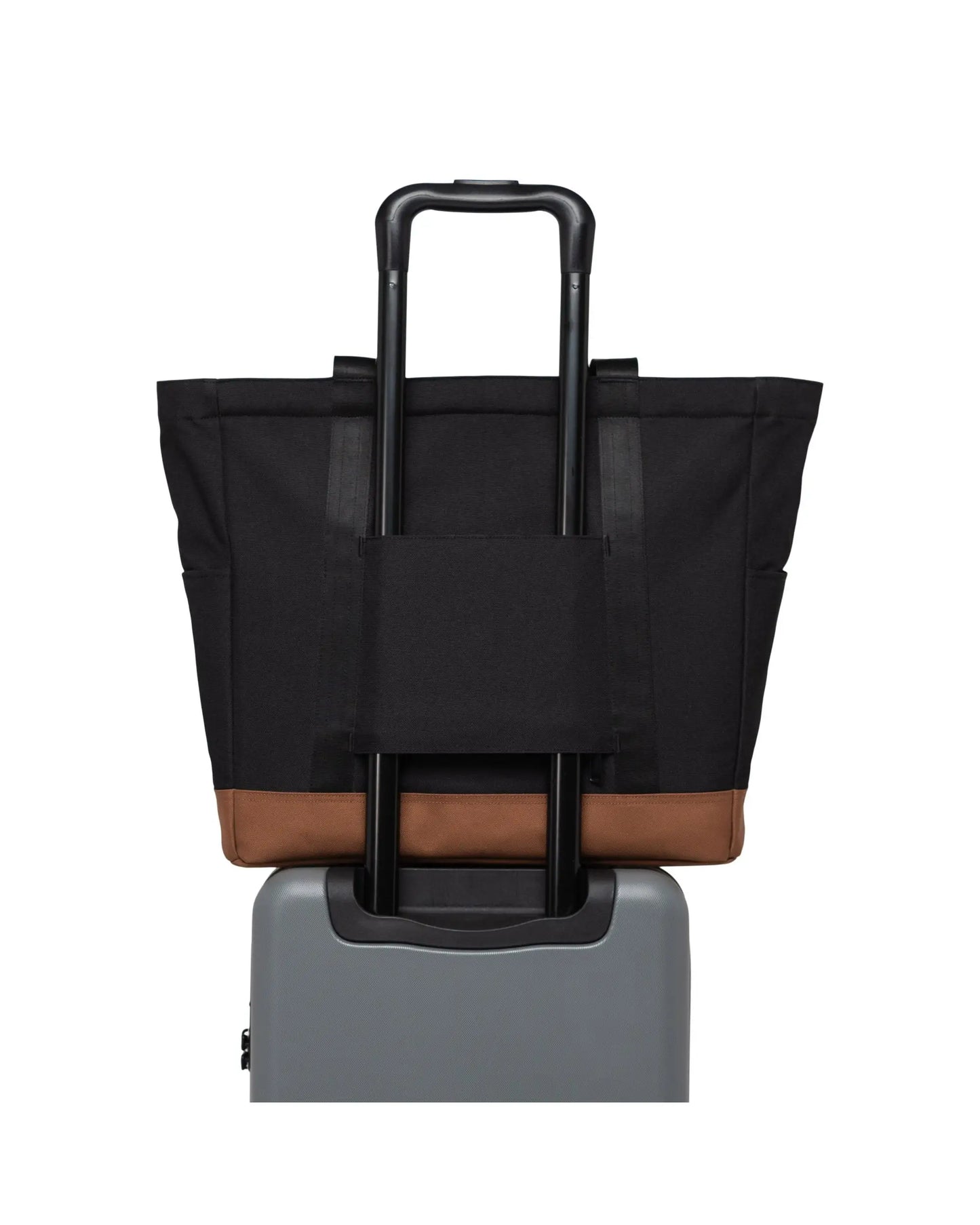 Mala para MacBook Heritage™ Tote Bag - Preto/castanho sela