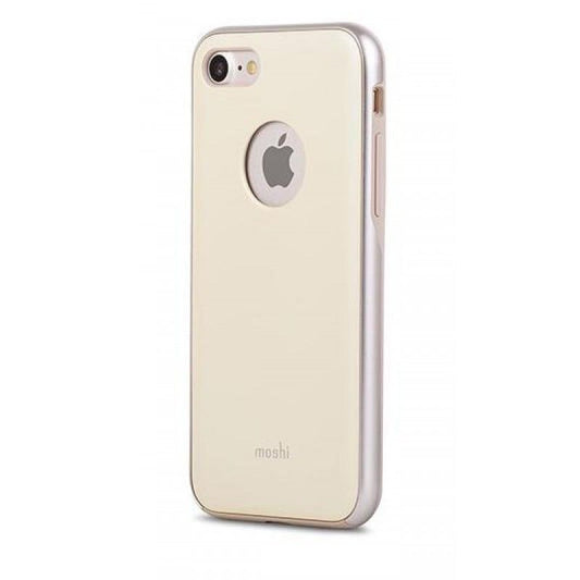 Capa para iPhone 8 Moshi iGlaze - Amarelo suave