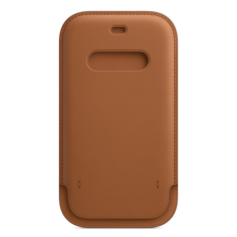 iPhone 12 | 12 Pro Leather Sleeve with MagSafe - S. Brown