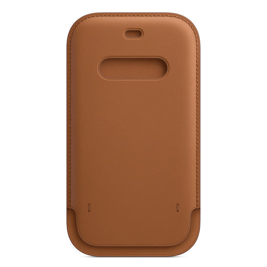 iPhone 12 | 12 Pro Leather Sleeve with MagSafe - S. Brown