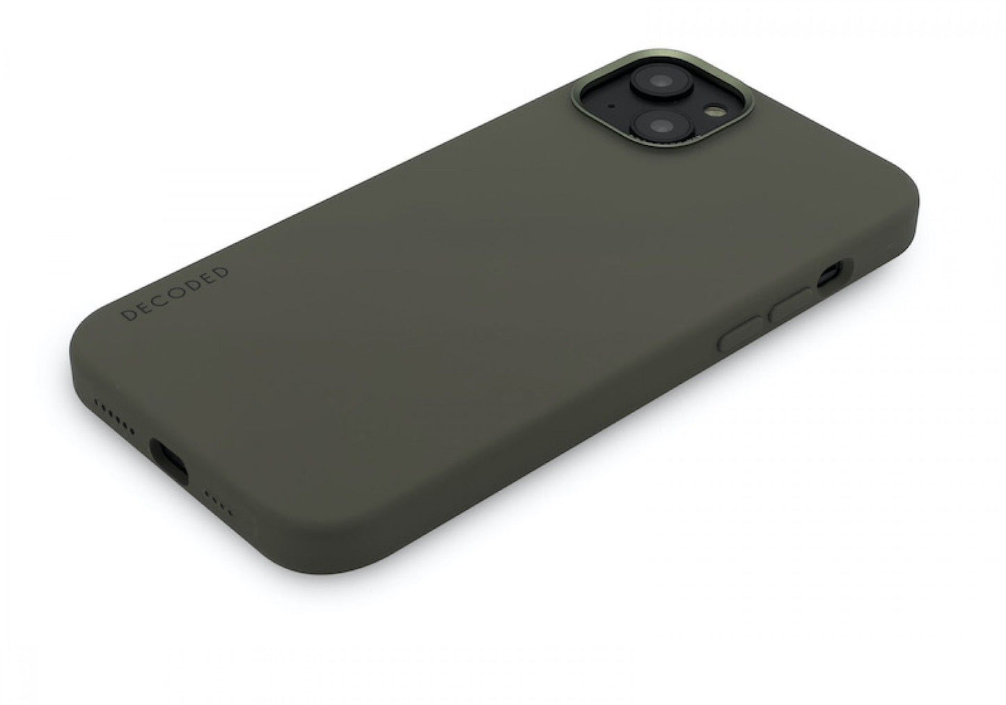 DECODED iPhone 14 AntiMicrobial Silicone Cover Olive