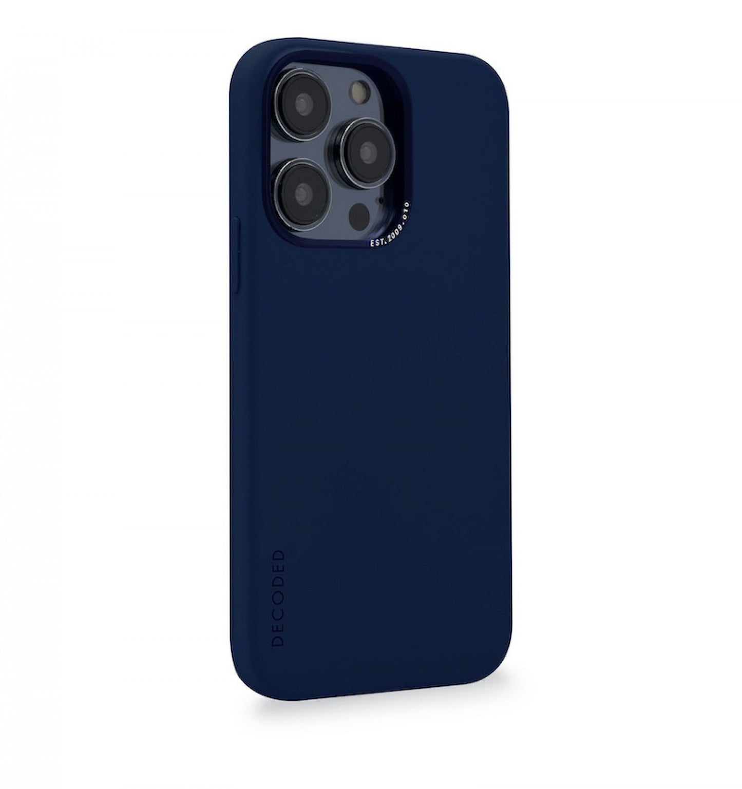 DECODED iPhone 14 Pro AntiMicrobial Silicone Cover Nvy Peone