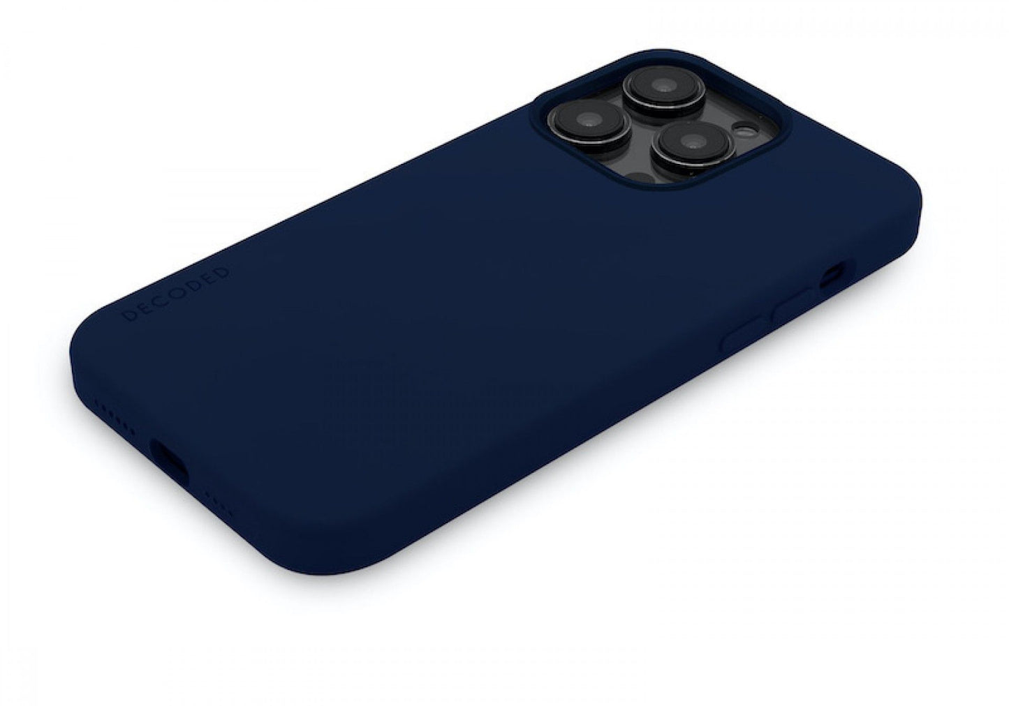 DECODED iPhone 14 Pro AntiMicrobial Silicone Cover Nvy Peone