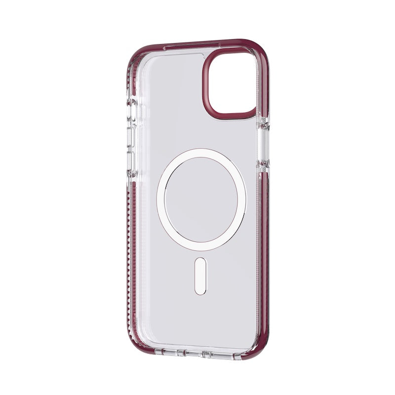 TECH21 iPhone 14 Max Evo Crystal w/MagSafe Burgundy