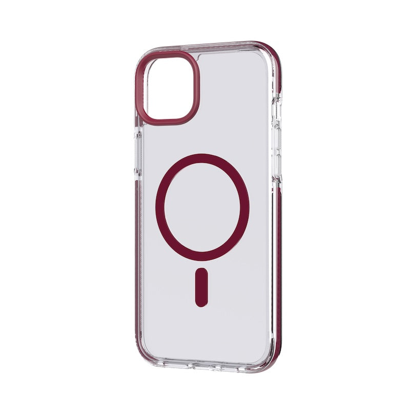 TECH21 iPhone 14 Max Evo Crystal w/MagSafe Burgundy
