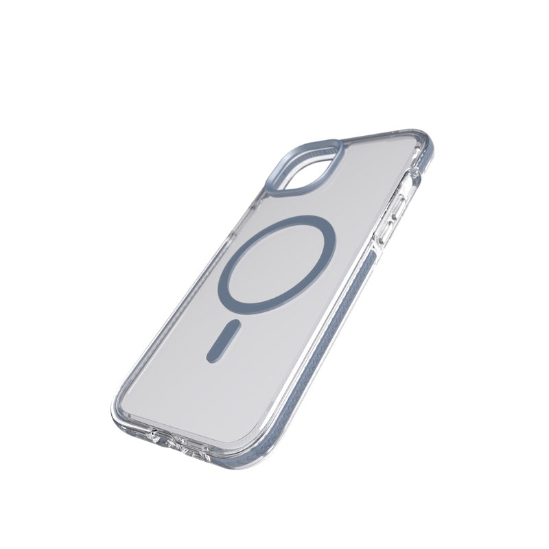 TECH21 iPhone 14 Max Evo Crystal w/MagSafe Steel Blue