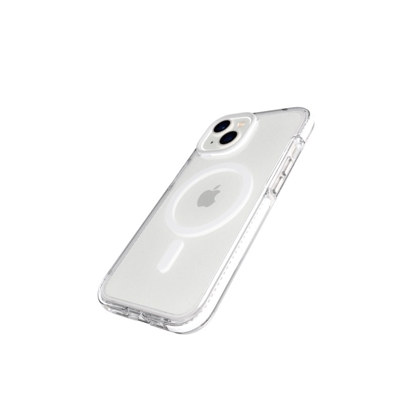 Capa para iPhone 14 TECH21 Evo Crystal com MagSafe - Branco