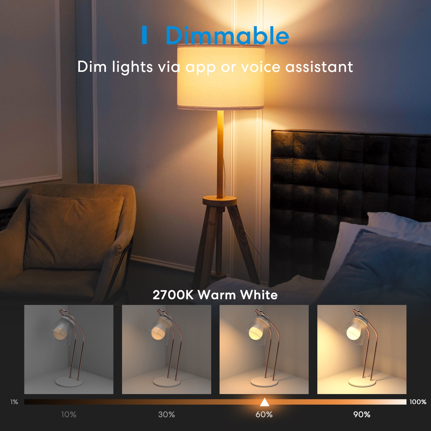 Lâmpada LED Meross compatível com HomeKit