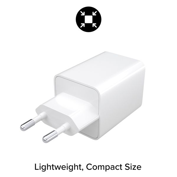 Carregador 2xUSB-C PD 50W Mophie Essencials - Branco