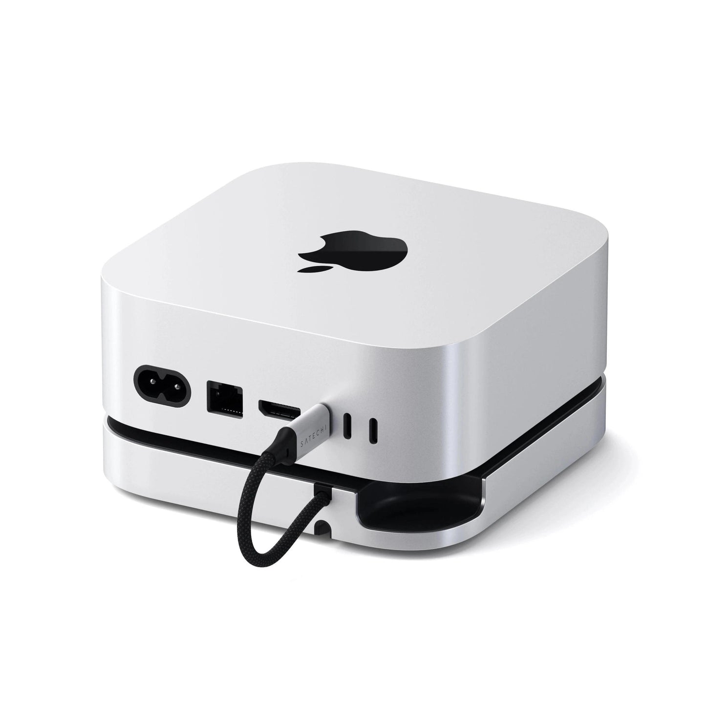 Stand Hub USB-C para Mac Mini M4 com NVMe M.2