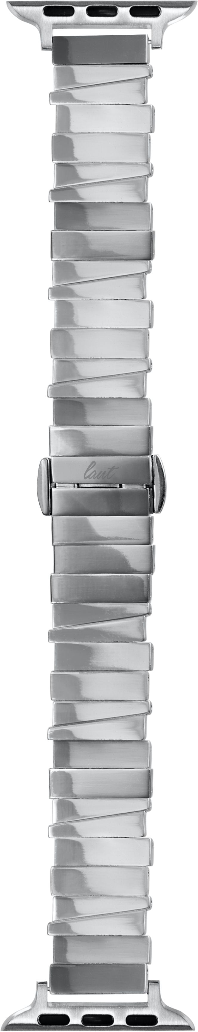 Bracelete de elos Laut March 38 a 42 mm - Prateado