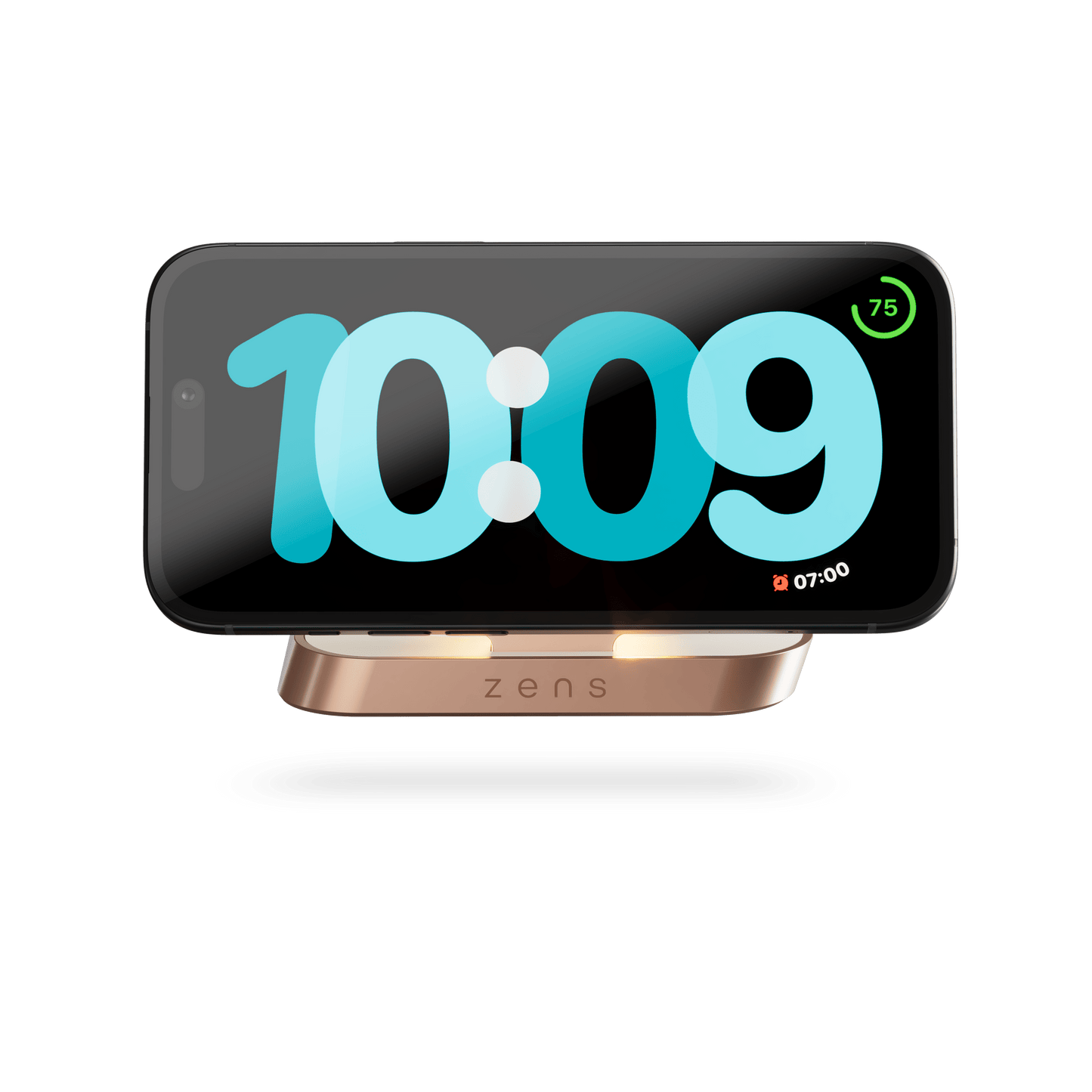 Carregador Zens Nightstand Magnetic Wireless Charger - Cobre