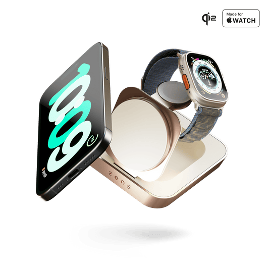 Carregador Zens Nightstand Magnetic Wireless Charger Pro 2 - Cobre