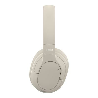 Auscultadore com Noise Cancel Belkin - Areia