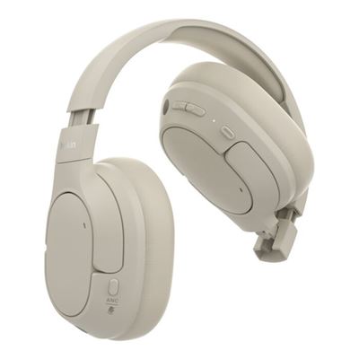 Auscultadore com Noise Cancel Belkin - Areia