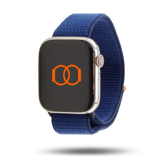 Bracelete Sport Loop nylon 45/49 mm Band Band - Azul atlântico