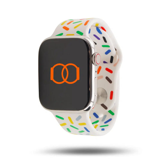 Bracelete em silicone para Apple Watch 38/41 mm Band Band - Pride