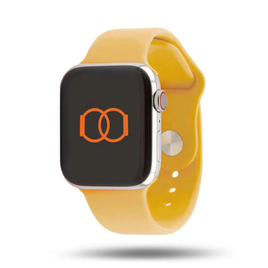 Bracelete em silicone para Apple Watch 45/49 mm Band Band - Luz do sol