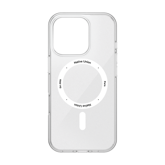 Capa Native Union (RE)Clear para iPhone 16 Pro - Transparente