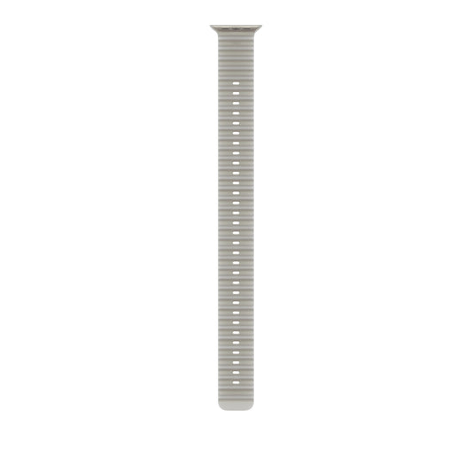 Extensão para Bracelete Ocean cinzento translúcido de 49 mm - Titânio natural