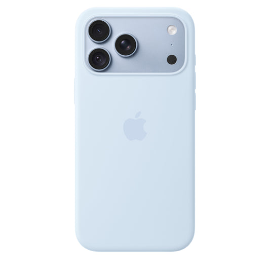 Capa em silicone com MagSafe para iPhone 18 Pro Max - Azul fresco