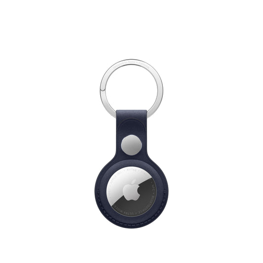 Porta‑chaves em tecido FineWoven para AirTag - Azul navy