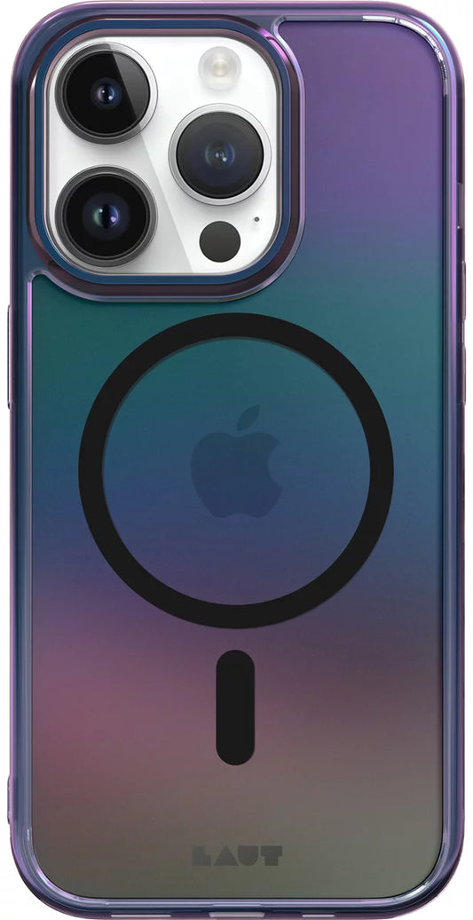Capa para iPhone 15 Pro Holo da Laut - Preto transparente