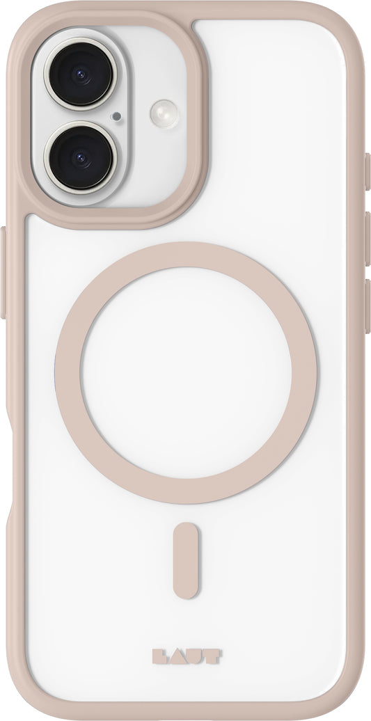 Capa para iPhone 16 Huex Protect - Beige Gold