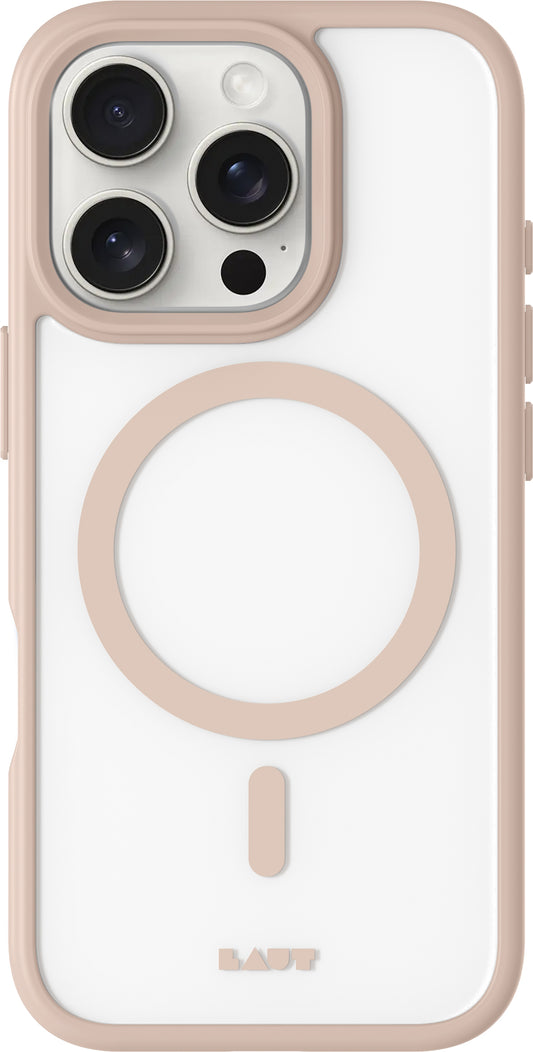 Capa para iPhone 16 Pro Max Huex Protect - Beige Gold