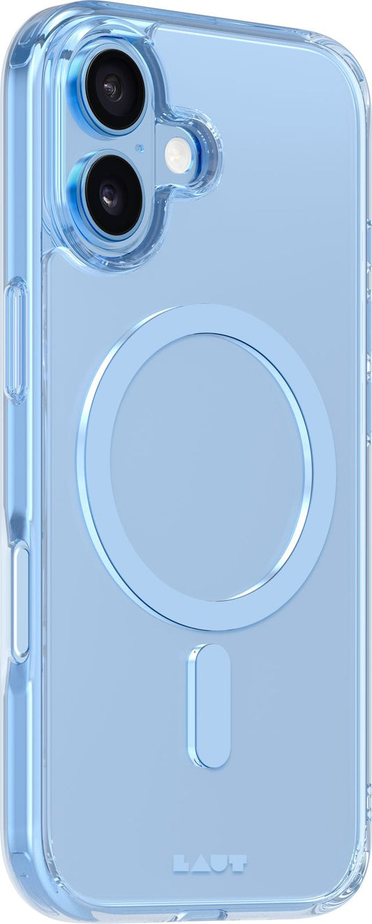 Capa iPhone 17 Crystal Fluro Laut - Azul claro