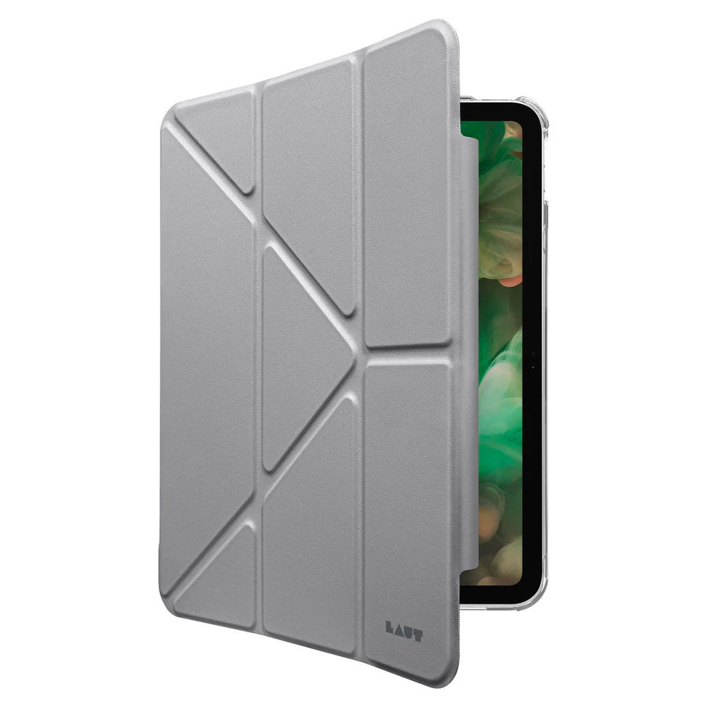 Capa iPad 2022 (10 gen) Huex Folio com porta Pencil - Cinzento