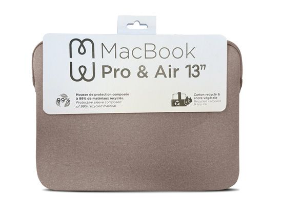 Sleeve MW para MacBook Pro & Air 13" (USB-C) - Castanho suave