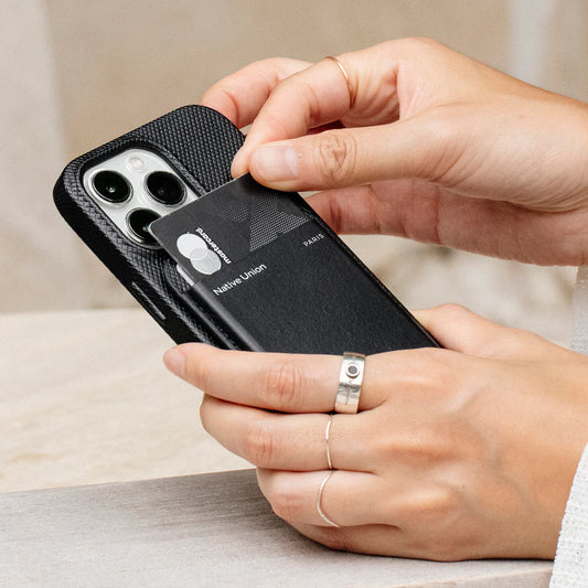 Carteira de cartões Native Union (RE)CLASSIC - Preto