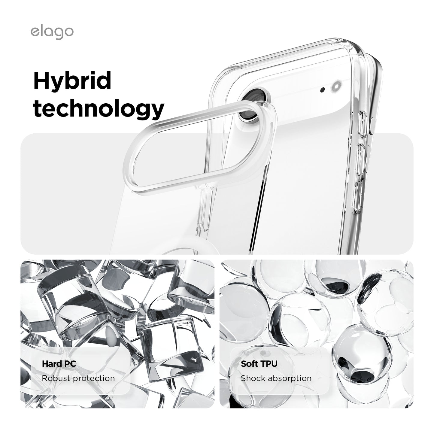 Capa para iPhone Air Hybrid Case - Transparente