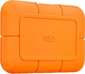 SSD externo LaCie Rugged SSD 500GB - Laranja
