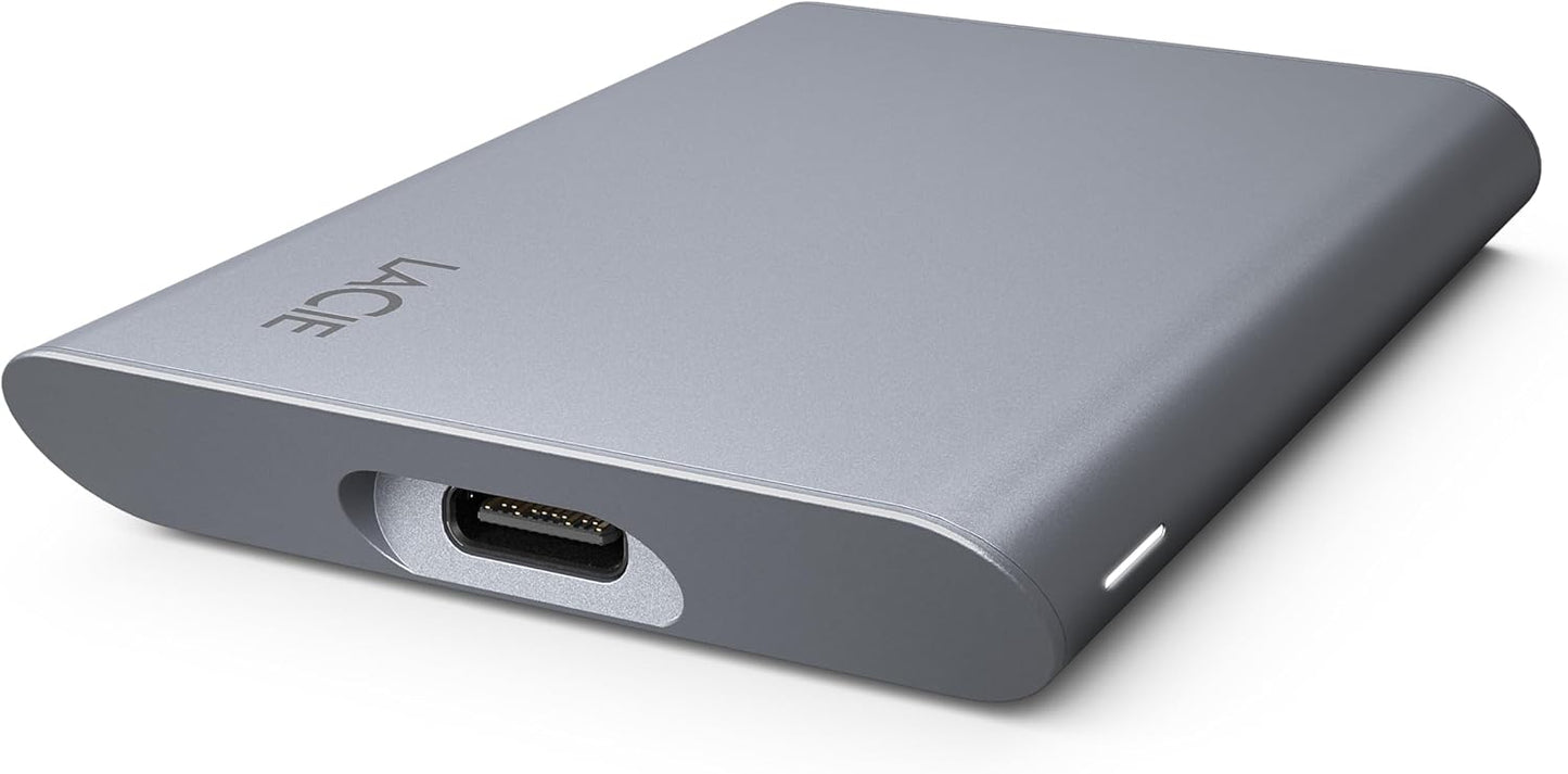 Drive externa SSD 500 GBLaCie Mobile Secure - Prata