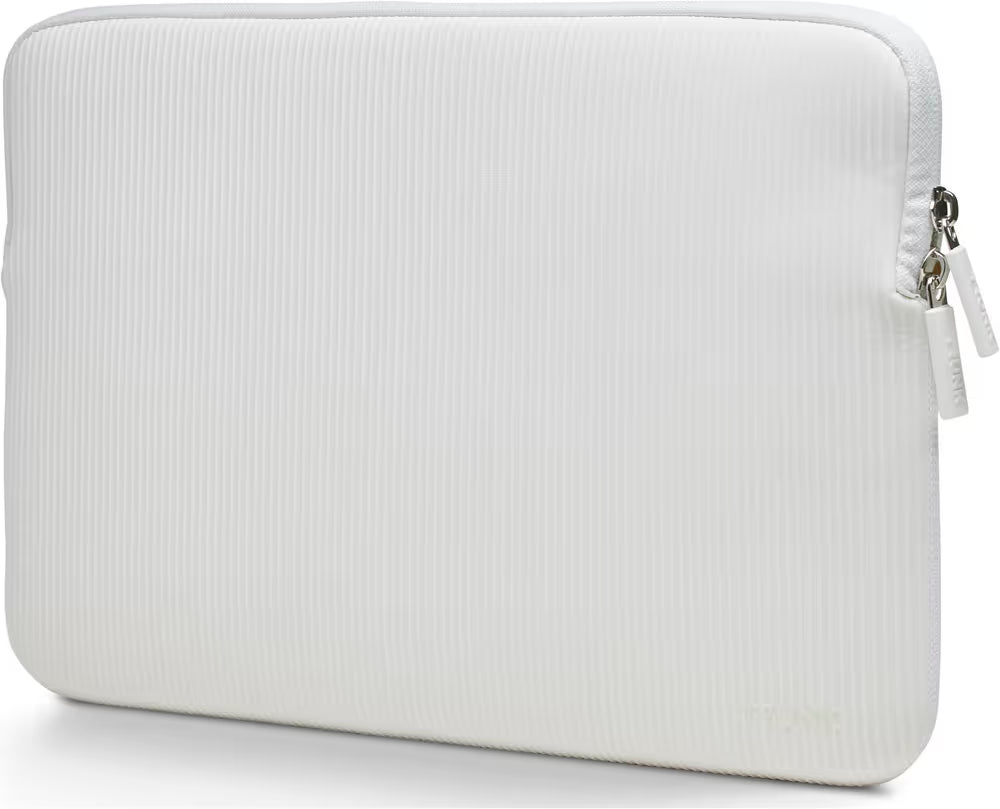 Sleeve Trunk Ribbet Velvet MacBook Pro & Air 13" - Branco