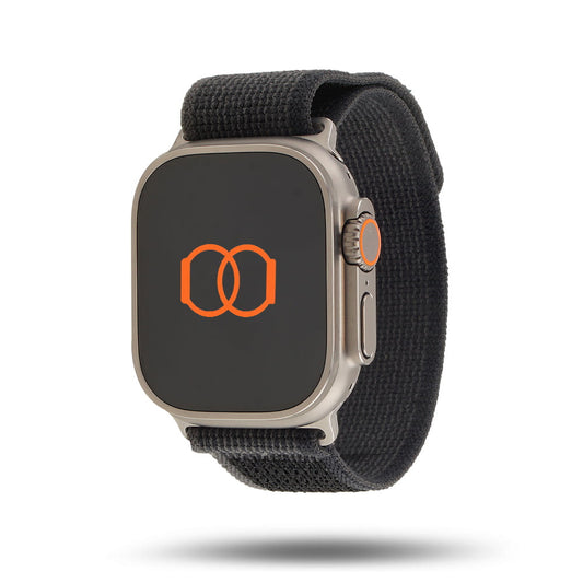 Bracelete Loop Trail 45/49 mm Band Band Ultra - Preto cinza