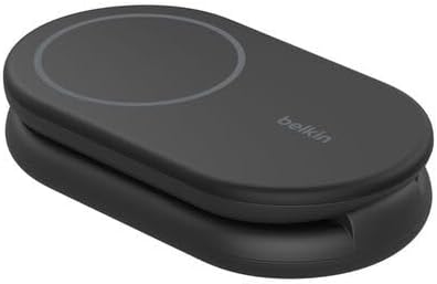 Suporte de carregamento Belkin BoostCharge 2-em-1 - Preto