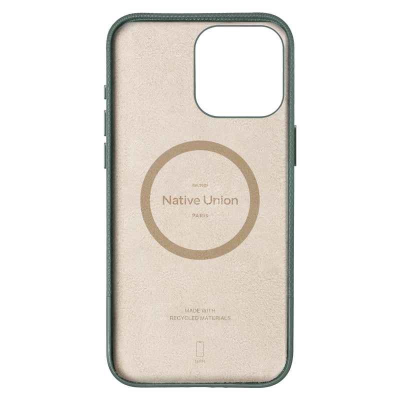 Capa Native Union (RE)CLASSIC para iPhone 16 Pro Max - Green Slate
