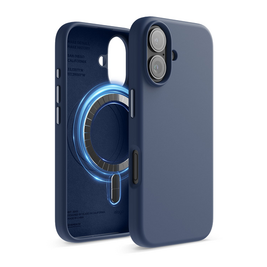 Capa magnética para iPhone 16 Magsafe - Indigo