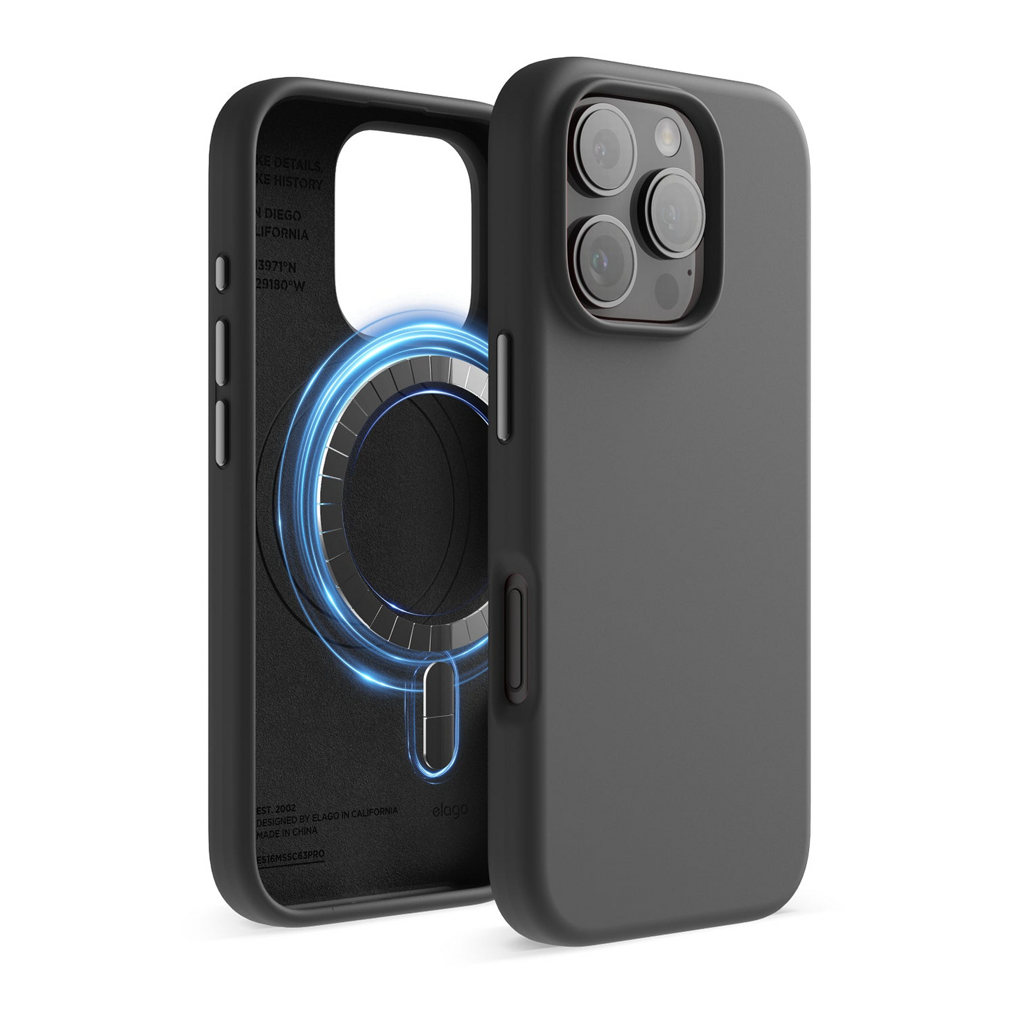 Capa magnética para iPhone 16 Pro Magsafe - Preto