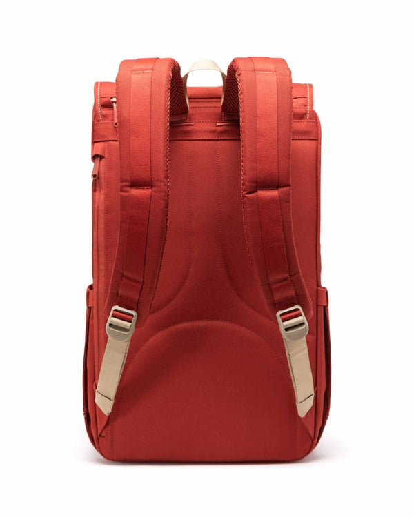 Mochila Herschel Little America (30L) - Red Ochre/White Stich