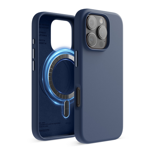 Capa magnética para iPhone 16 Pro max Magsafe - Indigo