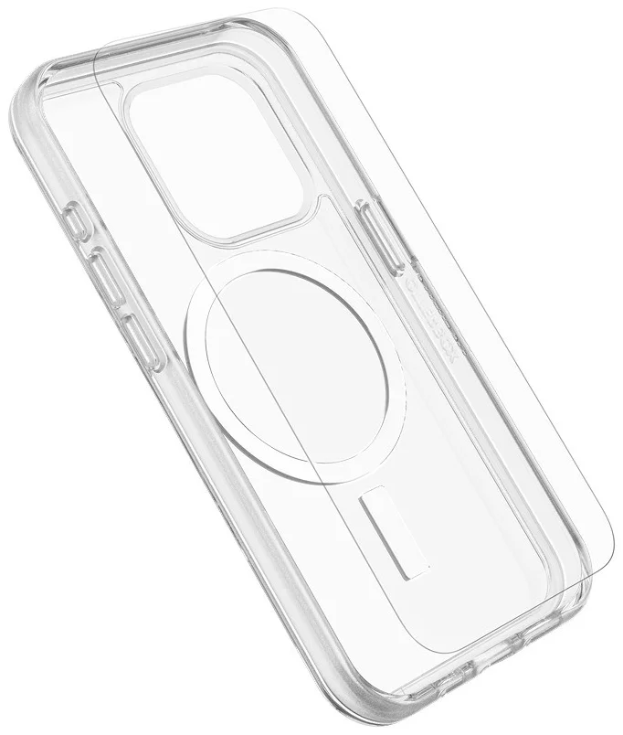Capa e película de vidro para iPhone 16 Otterbox Symmetry MagSafe - Preto