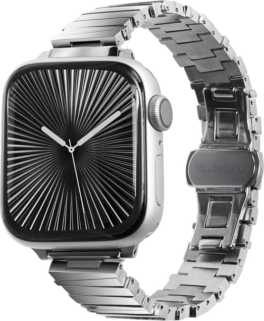 Bracelete de elos Laut March 38 a 42 mm - Prateado