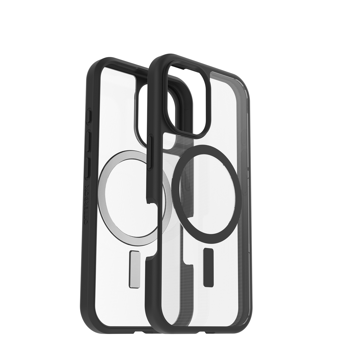 Capa para iPhone 16 Pro Otterbox React MagSafe - Black Crystal/Clear