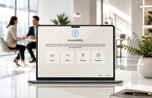 Como configurar o Mac com acessibilidade desde o primeiro momento
