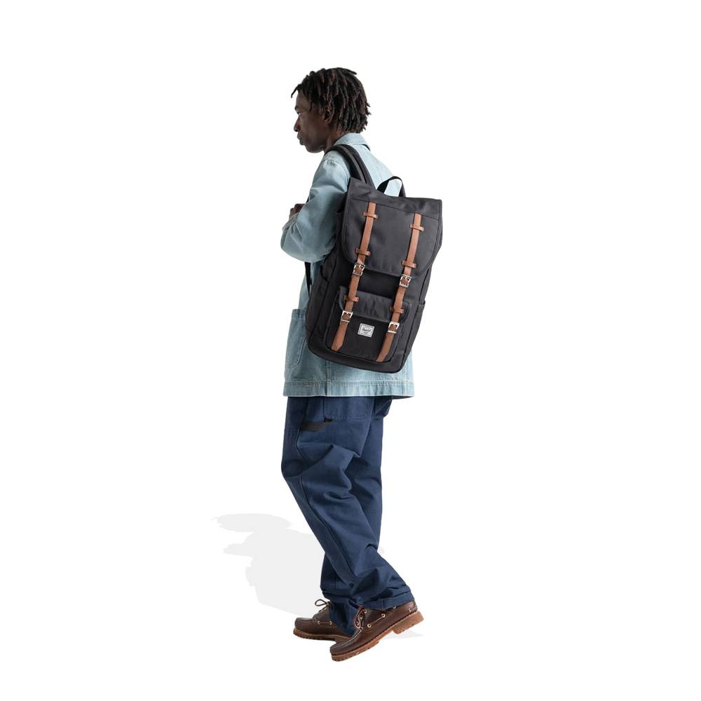 Mochila Herschel Little America (30L) - Seagrass/White Stitch