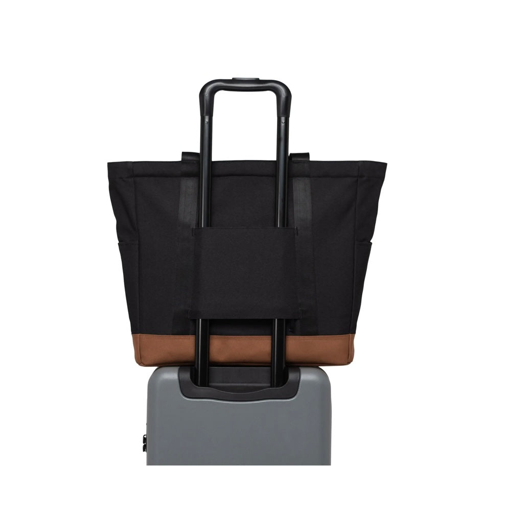 Mala para MacBook Heritage™ Tote Bag - Preto/castanho sela